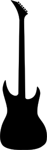 openclipart圖庫：Guitar silhouette