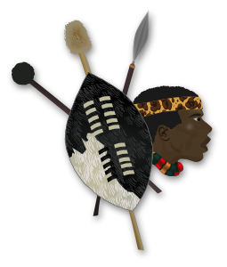 openclipart圖庫：Zulu Warrior