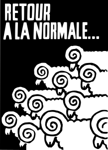 openclipart圖庫：Retour à la normale (Return to Normal)