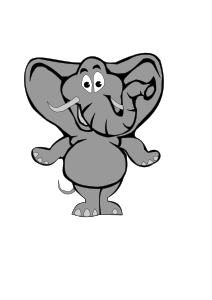 openclipart圖庫：elephant