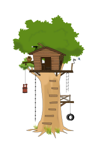 openclipart圖庫：Tree Club House