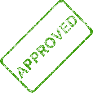 openclipart圖庫：Approved Business Stamp 2