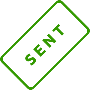 openclipart圖庫：Sent Business Stamp 1