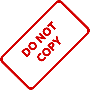 openclipart圖庫：Do Not Copy Business Stamp 1