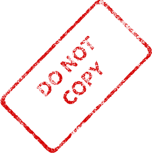 openclipart圖庫：Do Not Copy Business Stamp 2