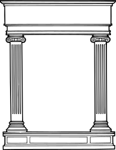 openclipart圖庫：Simple Roman Frame
