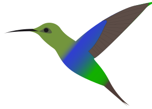 openclipart圖庫：humming-bird
