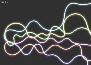 openclipart圖庫：Neon Abstract Desgin