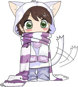 openclipart圖庫：chibi - neko 