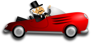 openclipart圖庫：Distinguished Gentleman Driver