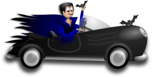 openclipart圖庫：Little Dracula Driver