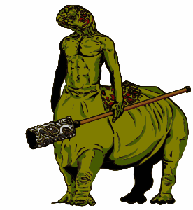 openclipart圖庫：Turtle Centaur