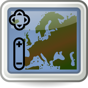 openclipart圖庫：Tango style map application icon