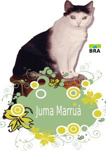 openclipart圖庫：Juma Marruá with flowers