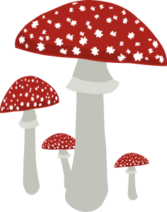 openclipart圖庫：Mushrooms 4