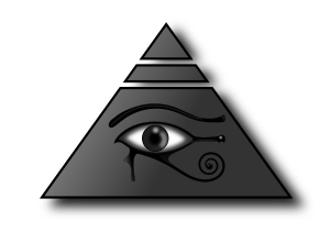 openclipart圖庫：Piramide con el Ojo de Horus