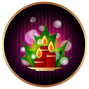 openclipart圖庫：Christmas Candles