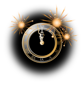openclipart圖庫：New Year Clock