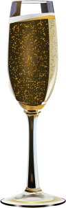 openclipart圖庫：Champagne Glass Remix