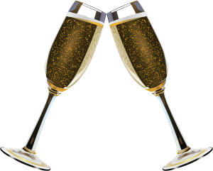 openclipart圖庫：Champagne Glass Remix 3