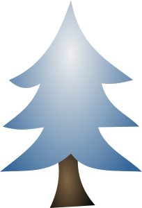 openclipart圖庫：Winter Tree 3