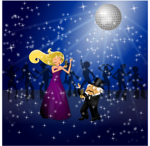 openclipart圖庫：Dancing Couple