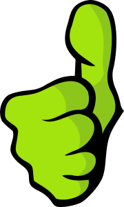 openclipart圖庫：Thumbs Up