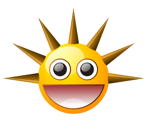 openclipart圖庫：Spikey Smiley