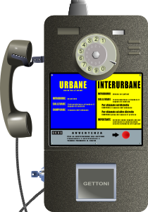 openclipart圖庫：Public telephone