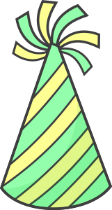 openclipart圖庫：Green Party Hat