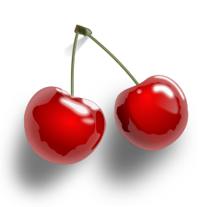 openclipart圖庫：cherries