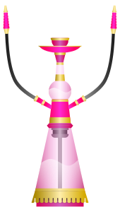 openclipart圖庫：Hookah Sheesha Water Pipe 