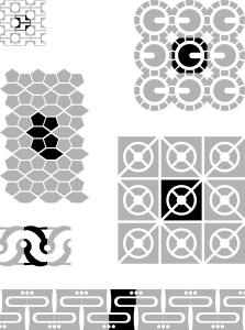 openclipart圖庫：Abstract Tiles (seamless)