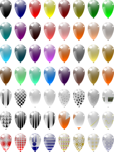 openclipart圖庫：Ballons