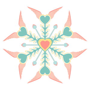 openclipart圖庫：Sandy Hook Digital Snowflake