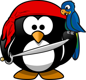 openclipart圖庫：Pirate of Antarctica