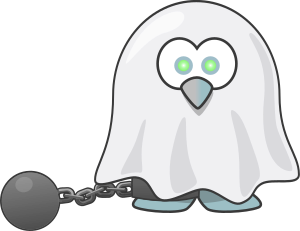 openclipart圖庫：Ghost of a Penguin
