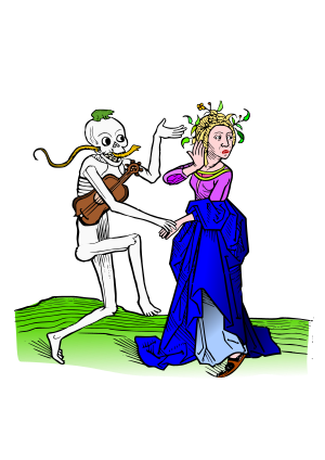 openclipart圖庫：Dance macabre 10