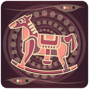openclipart圖庫：Rocking Horse