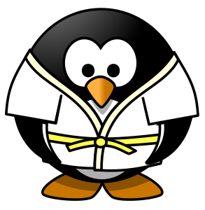 openclipart圖庫：Judo Penguin