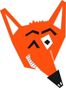 openclipart圖庫：Smart Fox Face