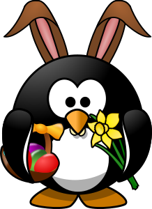 openclipart圖庫：Bunny Penguin