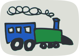 openclipart圖庫：toy train