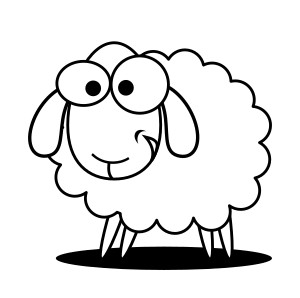 openclipart圖庫：Eid Sheep 1