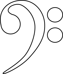 openclipart圖庫：Bass clef
