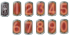 openclipart圖庫：123456780 Numbers on Disply