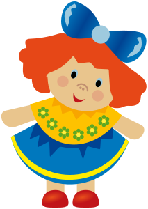 openclipart圖庫：Doll (CMYK)