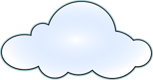 openclipart圖庫：net wan cloud