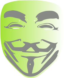 openclipart圖庫：Anonyous Face Mask