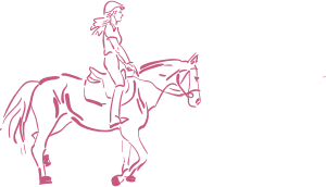 openclipart圖庫：girl riding a horse